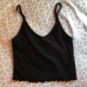 Black pacsun crop top